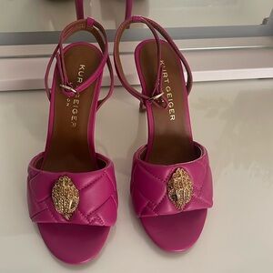 Pink Kurt Geiger heel